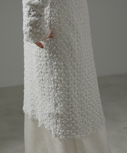 SALON adam et rope'(サロン アダム エ ロペ)の「【NIPPON CULTURE】クラウドレースワンピース(ワンピース・レディース・ライトグレー/オフホワイト/ブラック・FREE)」の18枚目の写真