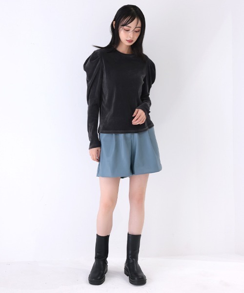 DONOBAN（ドノバン）の「フロッキーメッシュトップス（その他トップス・レディース・アイボリー/ネイビー/チャコール/ブラウン/ピンク・ONE）」の10枚目の写真