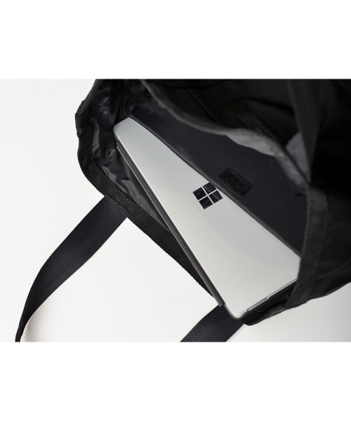 Snow Peak(スノーピーク)の「Noasobi Explorer Tote Bag M / オンライン限定 トートバッグ シンプル(トートバッグ・メンズ・ブラック・ONE SIZE)」の14枚目の写真
