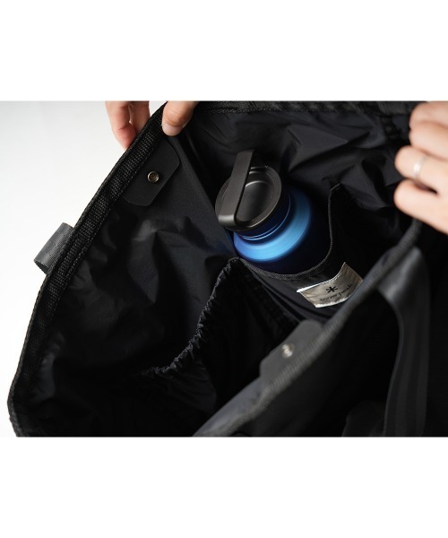 Snow Peak(スノーピーク)の「Noasobi Explorer Tote Bag M / オンライン限定 トートバッグ シンプル(トートバッグ・メンズ・ブラック・ONE SIZE)」の17枚目の写真