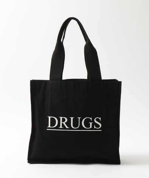 IDEA BOOKS（アイディアブックス）の「【IDEA BOOKS / アイディアブックス】DRUGS BAG（トートバッグ・メンズ・ブラック・1）」の2枚目の写真