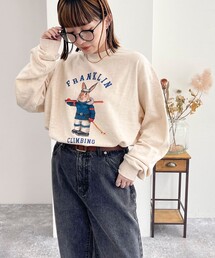 【Franklin Climbing/ フランクリン クライミング】うさぎスキー クルーネックスウェット