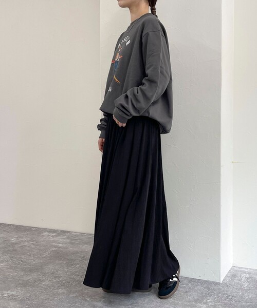 fredy emue（フレディエミュ）の「【Franklin Climbing/ フランクリン クライミング】うさぎスキー クルーネックスウェット（スウェット・レディース・アイボリー/ライトグレー/チャコールグレー・38）」の18枚目の写真