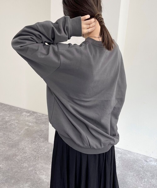 fredy emue（フレディエミュ）の「【Franklin Climbing/ フランクリン クライミング】うさぎスキー クルーネックスウェット（スウェット・レディース・アイボリー/ライトグレー/チャコールグレー・38）」の21枚目の写真