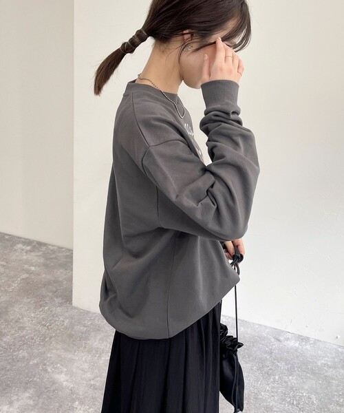 fredy emue（フレディエミュ）の「【Franklin Climbing/ フランクリン クライミング】うさぎスキー クルーネックスウェット（スウェット・レディース・アイボリー/ライトグレー/チャコールグレー・38）」の22枚目の写真