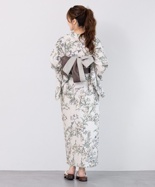 Soubien 花柄 セパレート浴衣 3点セット SOUBIEN 浴衣 セット 浴衣ワンピース レディース セパレート