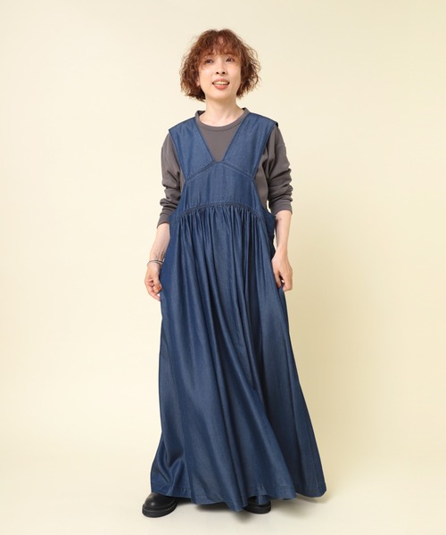 RNA-N(アールエヌエーエヌ)の「M2318 チュウイースムースロンT(Tシャツ/カットソー・レディース・グレー/ホワイト/ブラック・MEDIUM)」の7枚目の写真