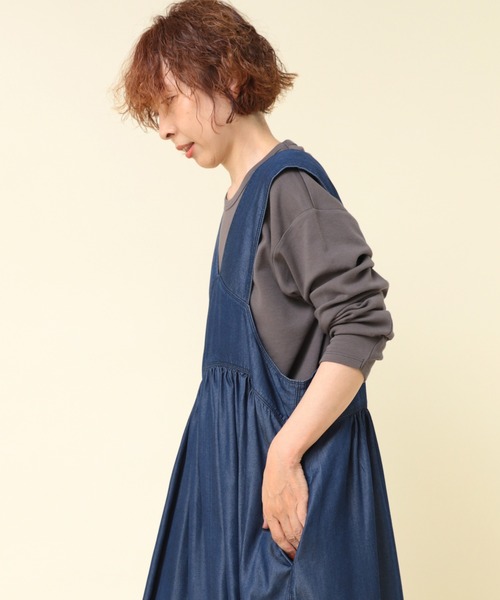 RNA-N(アールエヌエーエヌ)の「M2318 チュウイースムースロンT(Tシャツ/カットソー・レディース・グレー/ホワイト/ブラック・MEDIUM)」の19枚目の写真