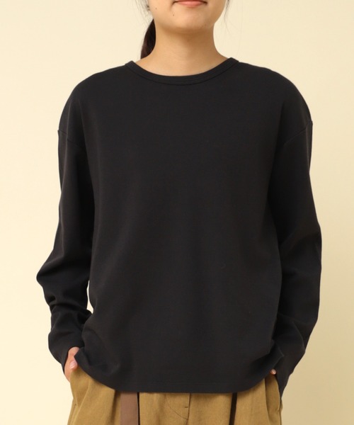 【ブラック】M2318 チュウイースムースロンT セール】M2318 チュウイースムースロンT（Tシャツ/カットソー）｜RNA