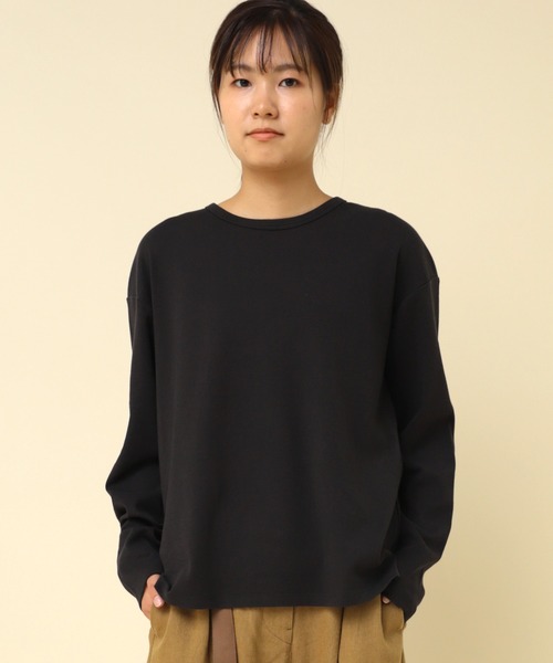 RNA-N(アールエヌエーエヌ)の「M2318 チュウイースムースロンT(Tシャツ/カットソー・レディース・グレー/ホワイト/ブラック・MEDIUM)」の18枚目の写真