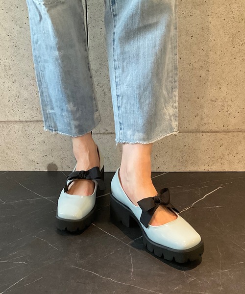ビッグリボンラインストーンヒールシューズ Jeffrey Campbell