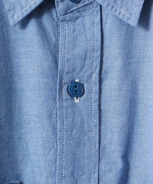 FUNALIVE（ファンアライブ）の「ALCARZA ダンガリーワークシャツ（シャツ/ブラウス・メンズ・ホワイト/ブルー/ネイビー/ブラック・XL/M/L）」の6枚目の写真