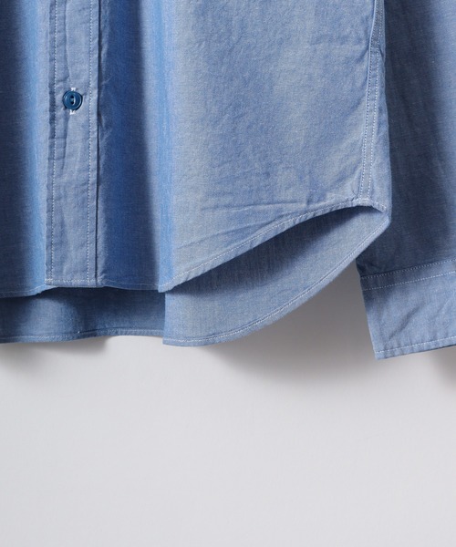 FUNALIVE（ファンアライブ）の「ALCARZA ダンガリーワークシャツ（シャツ/ブラウス・メンズ・ホワイト/ブルー/ネイビー/ブラック・XL/M/L）」の8枚目の写真