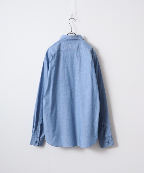 FUNALIVE（ファンアライブ）の「ALCARZA ダンガリーワークシャツ（シャツ/ブラウス・メンズ・ホワイト/ブルー/ネイビー/ブラック・XL/M/L）」の9枚目の写真