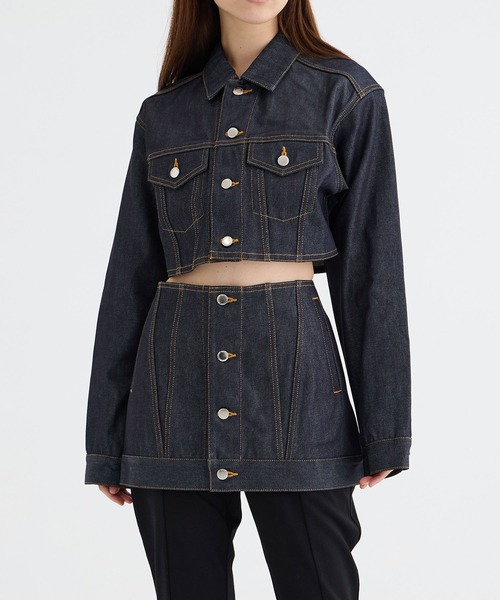 JOHN LAWRENCE SULLIVAN(ジョンローレンスサリバン)の「【JOHN LAWRENCE SULLIVAN/ジョンローレンスサリバン】RIGID DENIM SEPARATE JACKET/リジッドデニムセパレートジャケット/デニムジャケット(デニムジャケット・レディース・インディゴブルー・SMALL)」の10枚目の写真