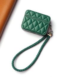 Fun & Daily(t@AhfC[)Leather Quilt AirPods Pro 2 Case(wbhtH/Cz)