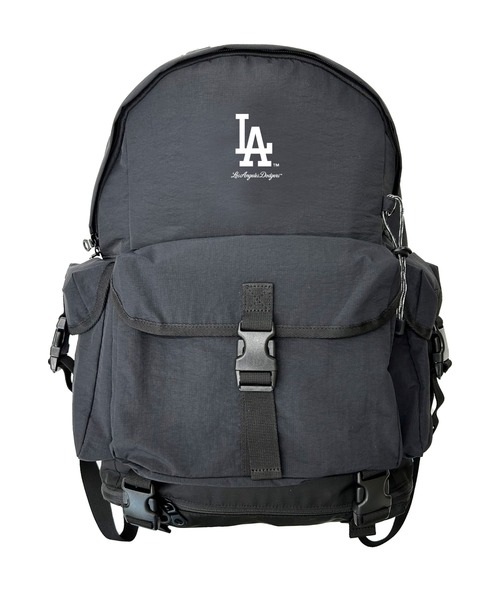 MLB(メジャーリーグベースボール)の「MLB レインカバー付リュック(バックパック/リュック・レディース・ブラック系その他2/ブラック/ブラック系その他・FREE)」の10枚目の写真