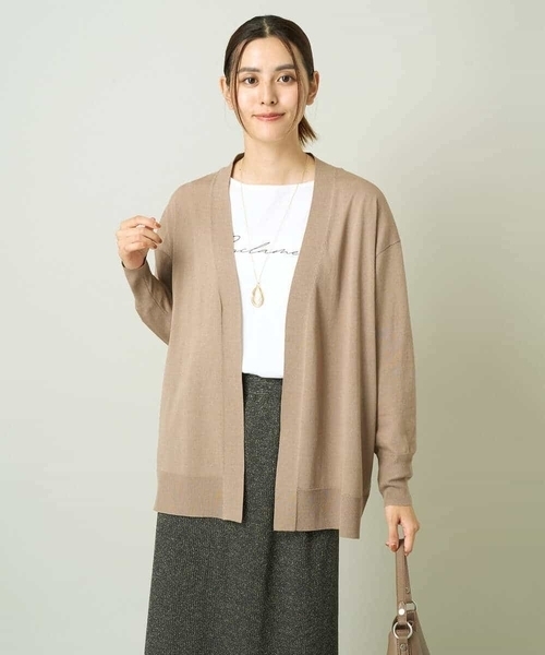 a.v.v（アーヴェヴェ）の「トッパーカーディガン（カーディガン/ボレロ・レディース・モカ/ブラック・34/38/36/42/40）」の16枚目の写真