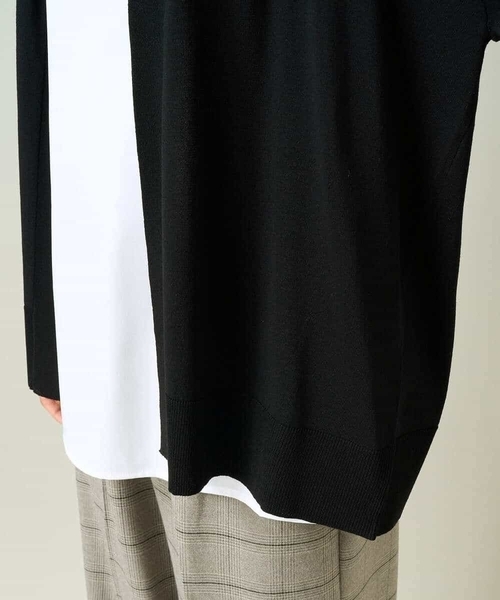 a.v.v（アーヴェヴェ）の「トッパーカーディガン（カーディガン/ボレロ・レディース・モカ/ブラック・34/38/36/42/40）」の14枚目の写真