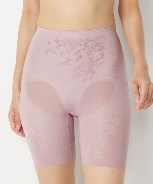 AMOSTYLE BY Triumph（アモスタイルバイトリンプ）の「イージースタイルアップガードル ロングガードルAMST1504 PLY JX（その他アンダーウェア/インナー・レディース・ブラック/ベージュ/パープル・L/M/LL）」の7枚目の写真