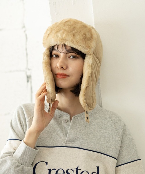 niko and...（ニコアンド）の「オリジナルアソートフライトキャップ（キャップ・レディース・オレンジ/ベージュ/ライトグレー/ブラック/グレー・FREE）」の15枚目の写真