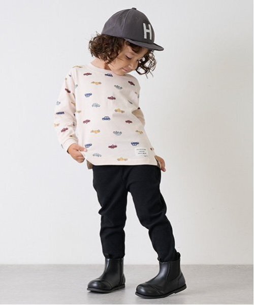 petit main（プティマイン）の「【プティプラ】BOYS10分丈レギンス（レギンス/スパッツ・キッズ・ブルー/ネイビー/ブラウン/ブラック/ライトカーキ/マルチ/トップグレー・80ｃｍ/90cm/100cm/110cm/120cm/130cm）」の8枚目の写真