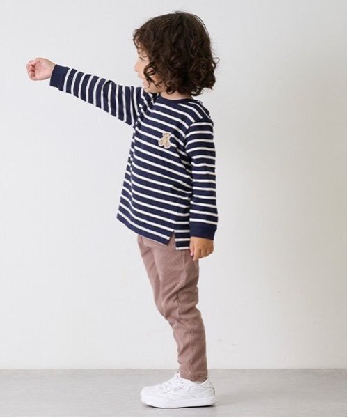 petit main（プティマイン）の「【プティプラ】BOYS10分丈レギンス（レギンス/スパッツ・キッズ・ブルー/ネイビー/ブラウン/ブラック/ライトカーキ/マルチ/トップグレー・80ｃｍ/90cm/100cm/110cm/120cm/130cm）」の11枚目の写真