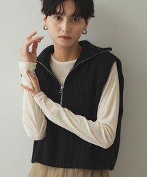 OPAQUE.CLIP | 《CLASSY掲載》シアーベロアトップス【洗濯機洗い可】(Tシャツ/カットソー)