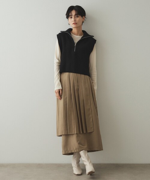 セール】《CLASSY掲載》シアーベロアトップス【洗濯機洗い可】（T