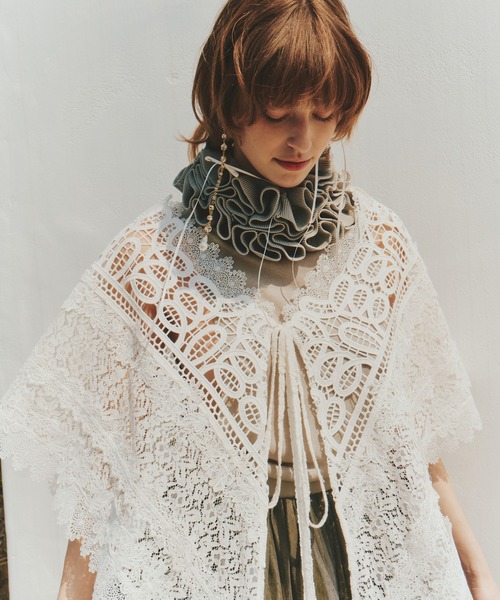 モチーフレースBIGカラー（シャツ/ブラウス）｜LA BELLE ETUDE（ラベル