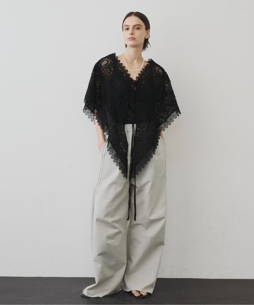 モチーフレースBIGカラー（シャツ/ブラウス）｜LA BELLE ETUDE（ラベル