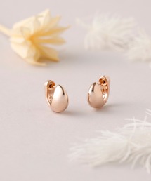 ◆金属アレルギー対応◆◆made in japan◆【片手でスムースワンタッチ】ドロップ ミニスムースピアス