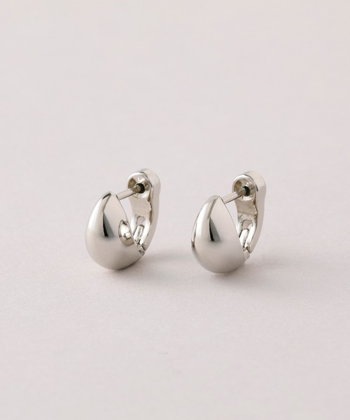 CALIN　STANDARD（カリンスタンダード）の「◆金属アレルギー対応◆◆made in japan◆【片手でスムースワンタッチ】ドロップ　ミニスムースピアス（ピアス（両耳用）・レディース・ゴールド/ピンクゴールド/シルバー・FREE）」の6枚目の写真