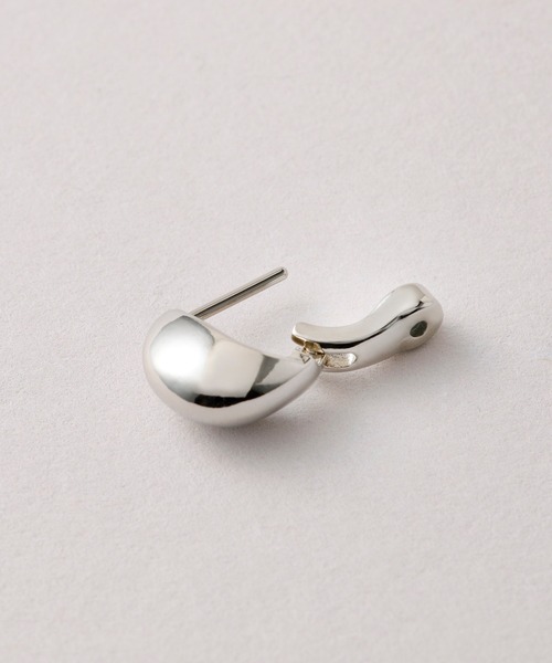 CALIN　STANDARD（カリンスタンダード）の「◆金属アレルギー対応◆◆made in japan◆【片手でスムースワンタッチ】ドロップ　ミニスムースピアス（ピアス（両耳用）・レディース・ゴールド/ピンクゴールド/シルバー・FREE）」の11枚目の写真