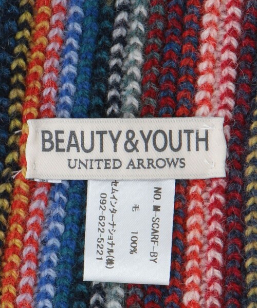 BEAUTY&YOUTH UNITED ARROWS（ビューティーアンドユースユナイテッドアローズ）の「マルチカラー マフラー（マフラー・メンズ・コバルトブルー/ブラック/その他1・FREE）」の9枚目の写真