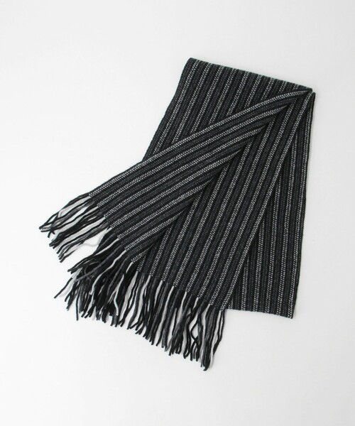 BEAUTY&YOUTH UNITED ARROWS（ビューティーアンドユースユナイテッドアローズ）の「マルチカラー マフラー（マフラー・メンズ・コバルトブルー/ブラック/その他1・FREE）」の15枚目の写真