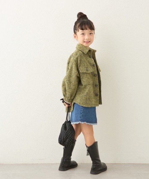 CIAOPANIC TYPY（チャオパニックティピー）の「【KIDS】柄シャギーCPOジャケット（ブルゾン・キッズ・カーキ/グレー・X-LARGE/MEDIUM/XX-LARGE）」の20枚目の写真