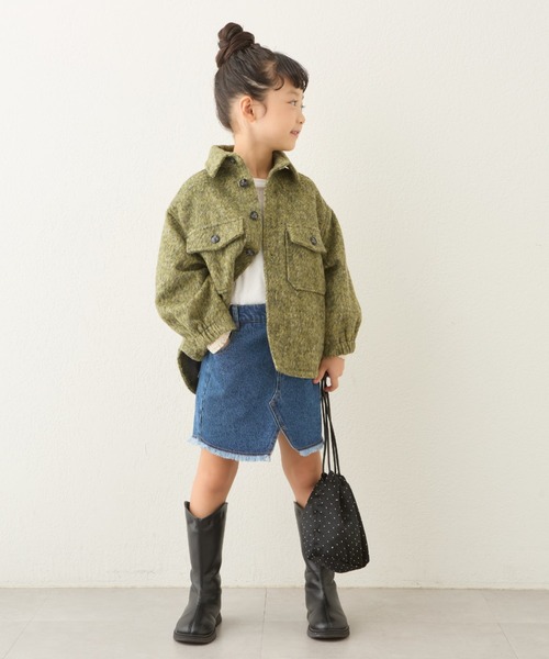 CIAOPANIC TYPY（チャオパニックティピー）の「【KIDS】柄シャギーCPOジャケット（ブルゾン・キッズ・カーキ/グレー・X-LARGE/MEDIUM/XX-LARGE）」の21枚目の写真