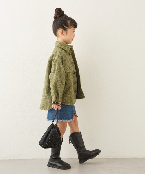 CIAOPANIC TYPY（チャオパニックティピー）の「【KIDS】柄シャギーCPOジャケット（ブルゾン・キッズ・カーキ/グレー・X-LARGE/MEDIUM/XX-LARGE）」の19枚目の写真