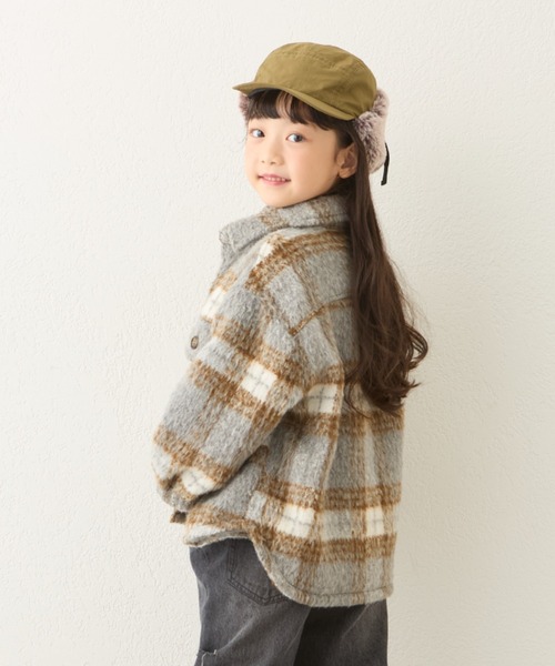 CIAOPANIC TYPY（チャオパニックティピー）の「【KIDS】柄シャギーCPOジャケット（ブルゾン・キッズ・カーキ/グレー・X-LARGE/MEDIUM/XX-LARGE）」の6枚目の写真