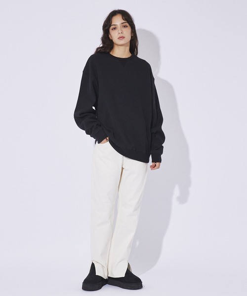 FRUIT OF THE LOOM(フルーツオブザルーム)の「【FRUIT OF THE LOOM/フルーツオブザルーム】FTL サーマルスウェット(Tシャツ/カットソー・メンズ・ネイビー/ホワイト/ブラック/グレー・XL/M/L)」の5枚目の写真