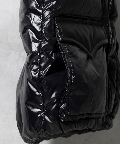 NUMBER (N)INE(ナンバーナイン)の「NUMBER (N)INE/ナンバーナイン COMBINATION DOWN VEST(ダウンベスト・メンズ・ブラック系1/ブラック・4/3/2)」の18枚目の写真