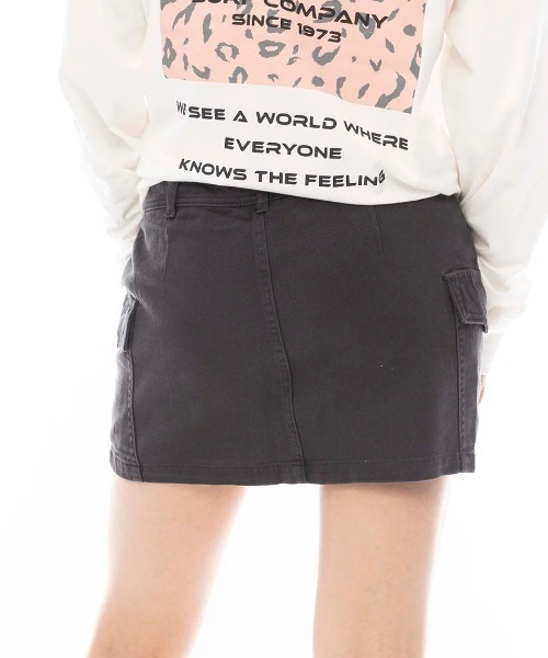 BILLABONG(ビラボン)の「BILLABONG レディース HILARY CARGO SKIRT スカート/ビラボンブラックデニムミニスカート(スカート・レディース・ブラック・SMALL/MEDIUM)」の7枚目の写真