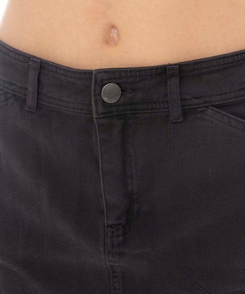 BILLABONG(ビラボン)の「BILLABONG レディース HILARY CARGO SKIRT スカート/ビラボンブラックデニムミニスカート(スカート・レディース・ブラック・SMALL/MEDIUM)」の6枚目の写真