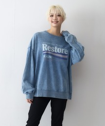 UNDERWRAPS（アンダーラップス）の「【UNDERWRAPS/アンダーラップス】インディゴ染め 裏毛スウェットトレーナー（スウェット）」