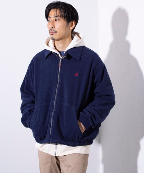 BEVERLY HILLS POLO CLUB(ビバリーヒルズポロクラブ)の「【BEVERLY HILLS POLO CLUB】フリース ジップアップジャケット(ブルゾン・メンズ・チャコールグレー/ネイビー・M/L)」の7枚目の写真