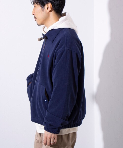 BEVERLY HILLS POLO CLUB(ビバリーヒルズポロクラブ)の「【BEVERLY HILLS POLO CLUB】フリース ジップアップジャケット(ブルゾン・メンズ・チャコールグレー/ネイビー・M/L)」の8枚目の写真