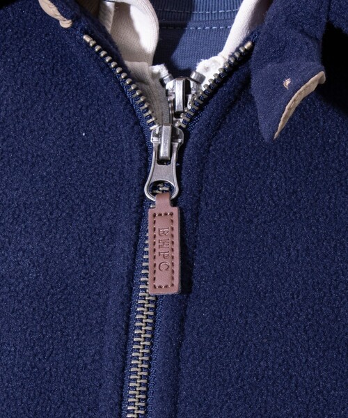 BEVERLY HILLS POLO CLUB(ビバリーヒルズポロクラブ)の「【BEVERLY HILLS POLO CLUB】フリース ジップアップジャケット(ブルゾン・メンズ・チャコールグレー/ネイビー・M/L)」の13枚目の写真