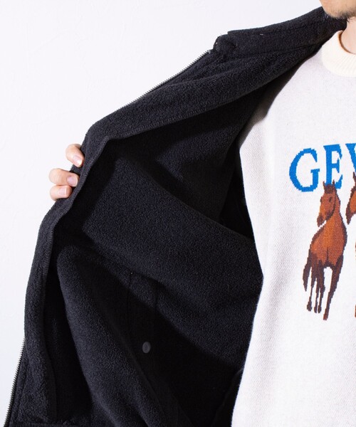 BEVERLY HILLS POLO CLUB(ビバリーヒルズポロクラブ)の「【BEVERLY HILLS POLO CLUB】フリース ジップアップジャケット(ブルゾン・メンズ・チャコールグレー/ネイビー・M/L)」の22枚目の写真