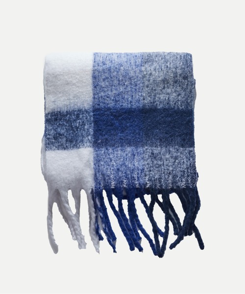 WHO'S WHO gallery（フーズフーギャラリー）の「アソートマフラー（マフラー・レディース・ブラウン/グリーン/ベージュ/イエロー/オレンジ/グリーン系その他/グレー/ブルー/サックスブルー・FREE）」の7枚目の写真